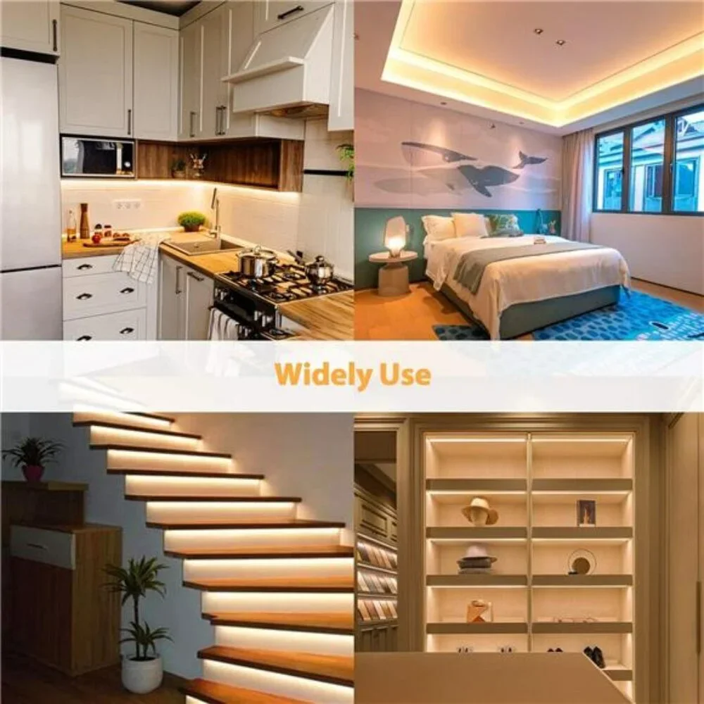 Warm White LED Neon Rope Light Waterproof Flexible Strip for Indoor Outdoor Deco